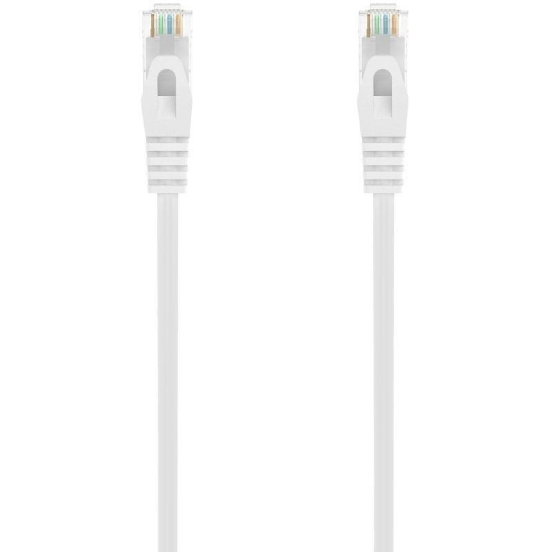 Cable de red rj45 awg24 utp aisens a145-0595 cat.6a/ lszh/ 1.5m/ blanco