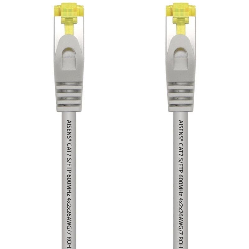 Cable de red rj45 s/ftp aisens a146-0332 cat.7/ 25cm/ gris
