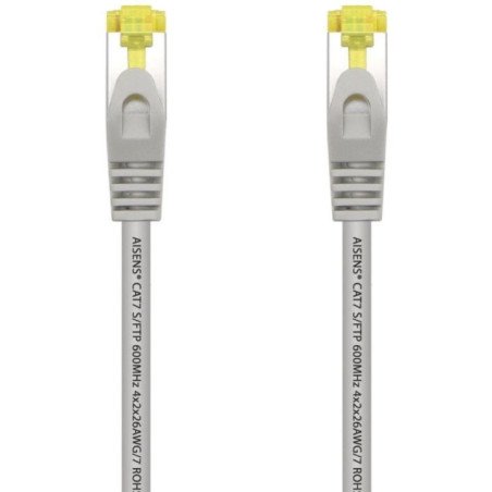Cable de red rj45 s/ftp aisens a146-0332 cat.7/ 25cm/ gris