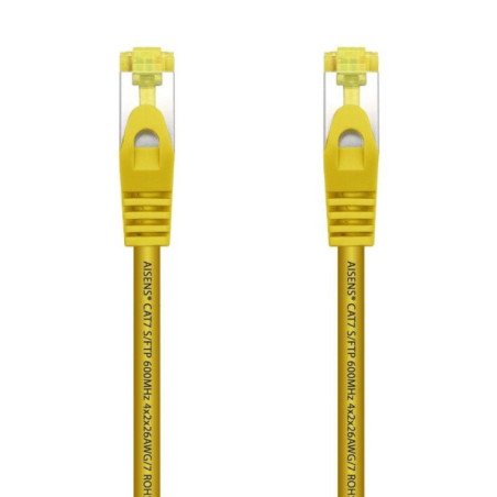 Cable de red rj45 sftp aisens a146-0472 cat.7/ 25cm/ amarillo