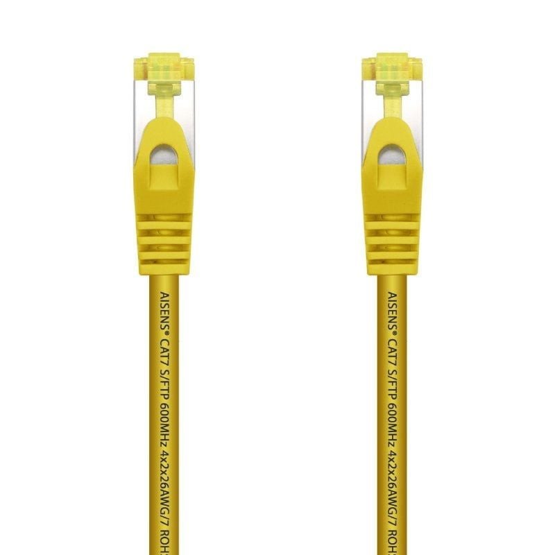 Cable de red rj45 sftp aisens a146-0474 cat.7/ 1m/ amarillo