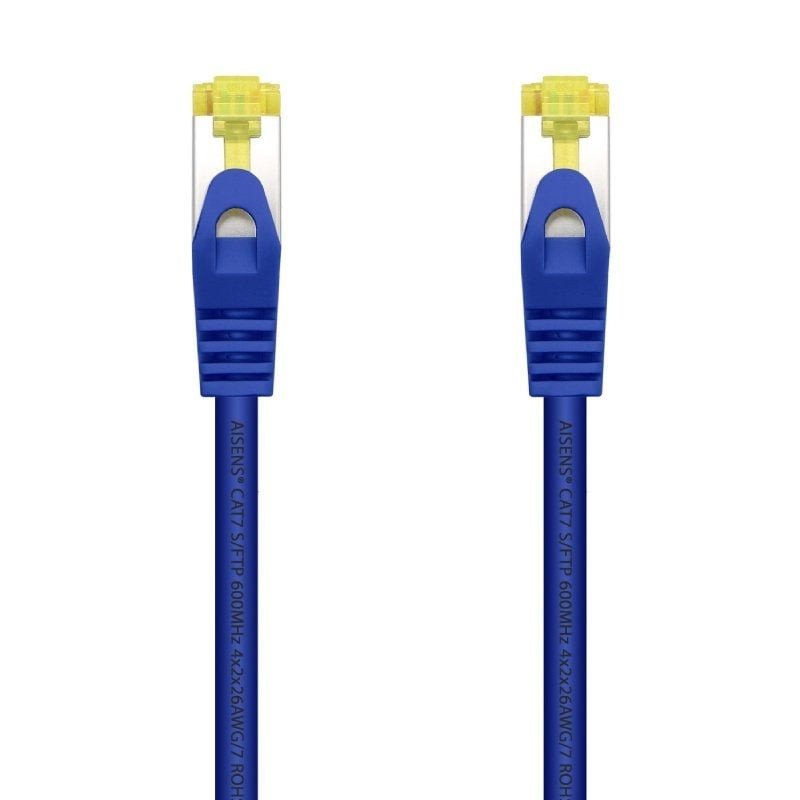 Cable de red rj45 sftp aisens a146-0476 cat.7/ 25cm/ azul