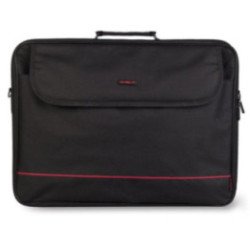 Maletín monray passenger plus para portátiles hasta 18'/ cinta para trolley/ negro