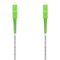 Cable de fibra óptica g657a2 3.0 aisens a152-0498/ lszh/ 10m/ blanco
