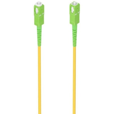 Cable de fibra óptica g657a2 3.0 9/125 smf aisens a152-0979/ lszh/ 1m/ amarillo