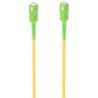 Cable de fibra óptica g657a2 3.0 9/125 smf aisens a152-0979/ lszh/ 1m/ amarillo