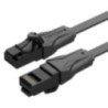 Cable de red rj45 utp vention ibabh cat.6/ 2m/ negro