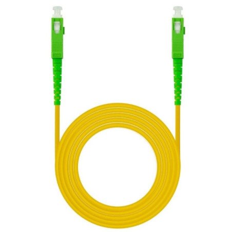Cable de fibra óptica g657a2 nanocable 10.20.0015/ lszh/ 15m/ amarillo