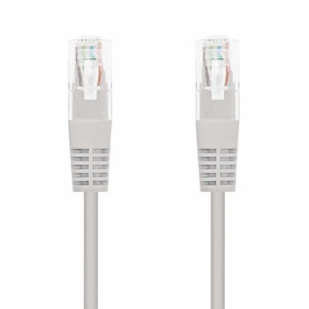 Cable de red rj45 utp nanocable 10.20.0400-l25 cat.6/ 25cm/ gris