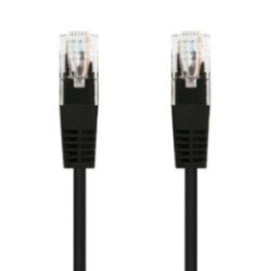 Cable de red rj45 utp nanocable 10.20.0400-l25-bk cat.6/ 25cm/ negro