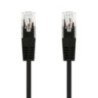 Cable de red rj45 utp nanocable 10.20.0400-l25-bk cat.6/ 25cm/ negro