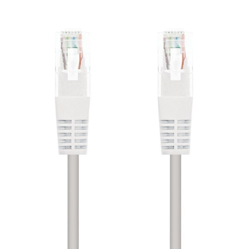 Cable de red rj45 utp nanocable 10.20.0400-w cat.6/ 50cm/ blanco