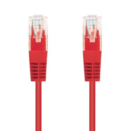 Cable de red rj45 utp nanocable 10.20.0401-r cat.6/ 1m/ rojo