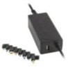 Cargador de portátil ngs w-45w/ 1xusb/ 45w/ automático/ 8 conectores/ voltaje 19-20v