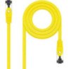 Cable de red rj45 sstp nanocable 10.20.2000-l25-y cat.8.1/ 25cm/ amarillo