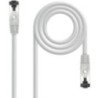 Cable de red rj45 sstp nanocable 10.20.2002 cat.8.1/ 2m/ gris