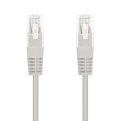 Cable de red rj45 utp nanocable 10.20.0401 cat.6/ 1m/ gris