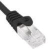 Cable de red rj45 utp phasak phk 1852 cat.6/ 25cm/ negro