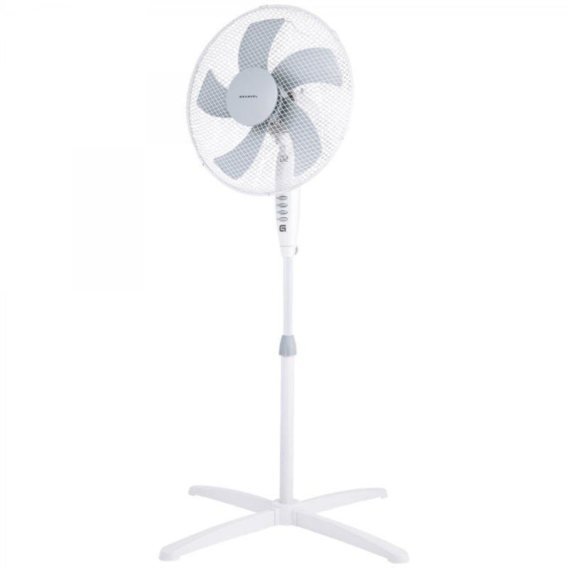 Ventilador de pie grunkel fan-165x/ 50w/ 5 aspas 40cm/ 3 velocidades