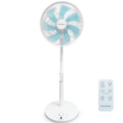 Ventilador de pie grunkel fs-14t/ 25w/ 7 aspas 35cm/ 12 velocidades