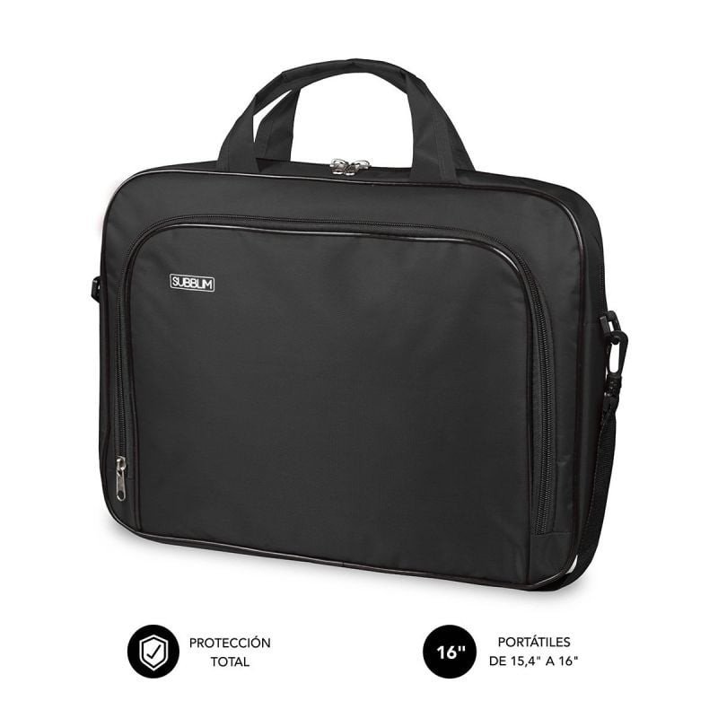 Maletín subblim oxford para portátiles hasta 16'/ negro