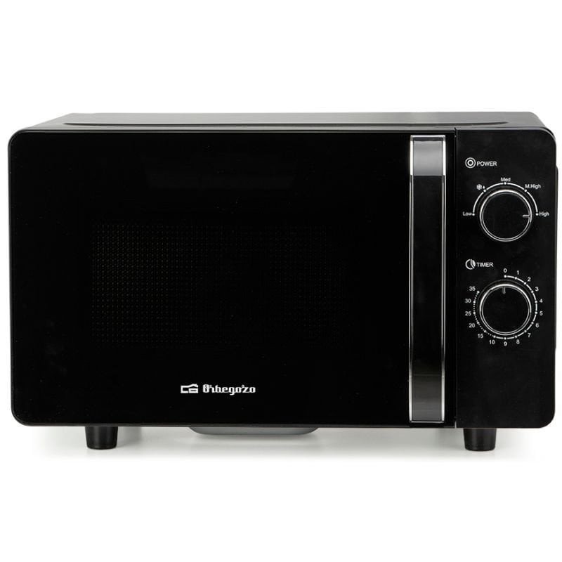 Microondas orbegozo mi 2061 ce/ 700w/ capacidad 20l/ negro