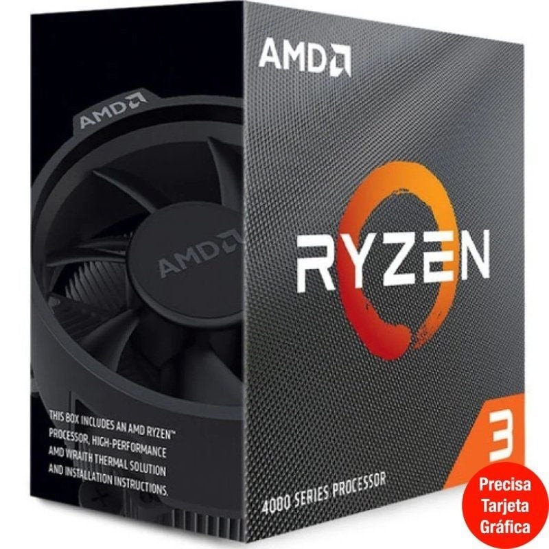 Procesador amd ryzen 3 4100 3.80ghz socket am4