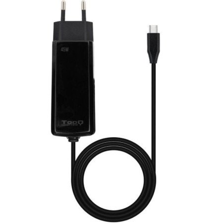 Cargador de portátil gan tooq tqlc-usbcgan100pd-c usb tipo-c/ 45w/ automático/ voltaje 5-20v