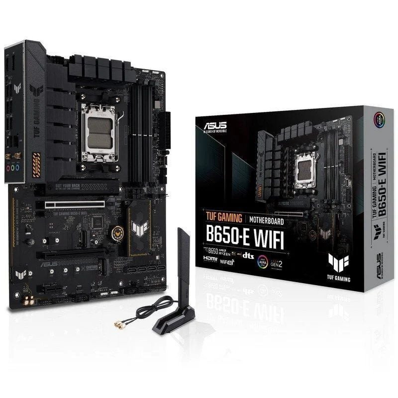 Placa base asus tuf gaming b650-e wifi/ socket am5/ ddr5/ pcie 5.0