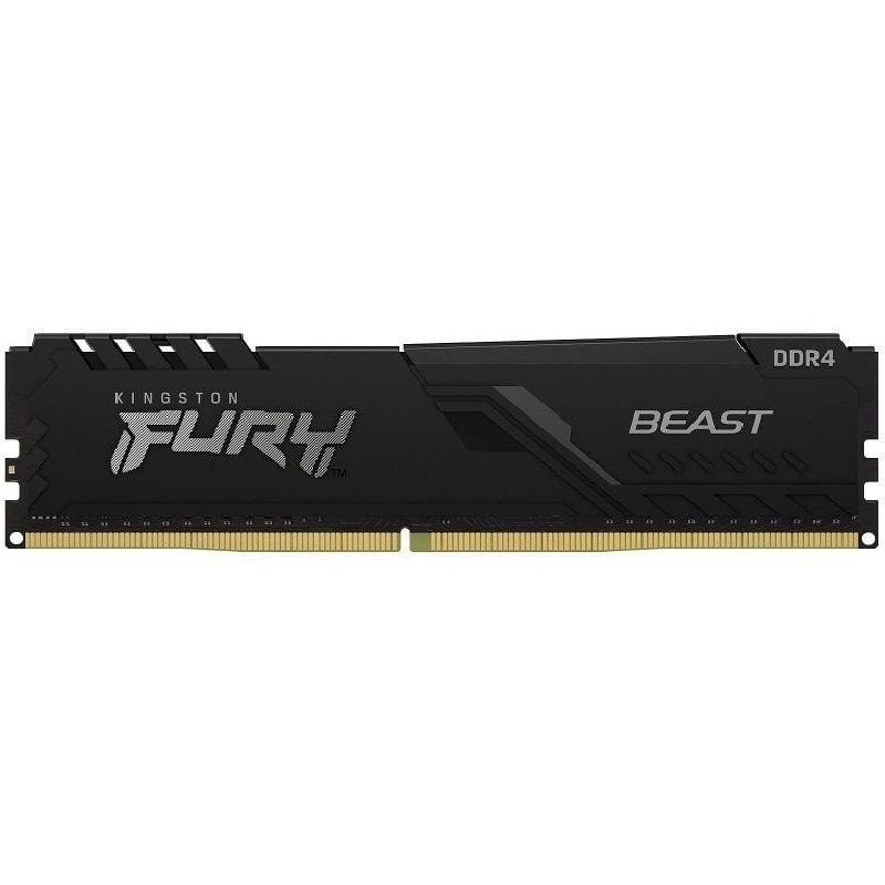 Memoria ram kingston fury beast rgb 16gb/ ddr4/ 3600mhz/ 1.35v/ cl18/ dimm