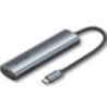 Docking usb tipo-c vention tglhb/ 1xusb tipo-c/ 2xusb/ 1xhdmi 4k/ 1xusb tipo-c pd/ gris