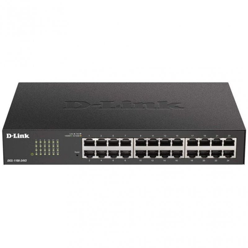 Switch gestionable d-link dgs-1100-24v2 24 puertos/ rj-45 gigabit 10/100/1000
