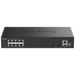 Switch gestionable d-link dgs-1530-10/e 8 puertos/ rj-45 gigabit 10/100/1000/10g/ sfp