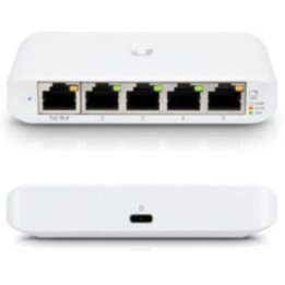 Switch gestionable ubiquiti usw-flex mini 5 puertos/ rj45 10/100/1000 poe