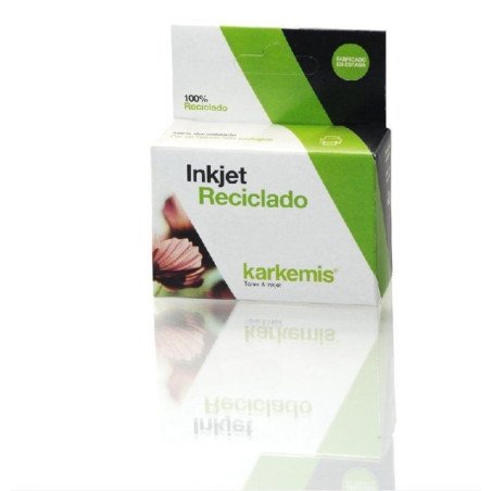 Cartucho de tinta reciclado karkemis brother lc980-lc1100/ amarillo