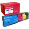 Cartucho de tinta compatible xerox 006r04993 compatible con hp 963xl multipack/ 1600 páginas/ negro/ cian/ magenta/ amarillo
