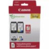 Cartucho de tinta original canon pg-575 + cl-576 multipack/ negro/ tricolor + papel fotográfico