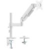 Soporte de mesa con contrapeso para monitor aisens dt32tsr-437/ giratorio/ inclinable/ hasta 9kg