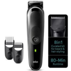 Recortadora braun all in one style kit series 3 mgk3440/ con batería/ 8 accesorios