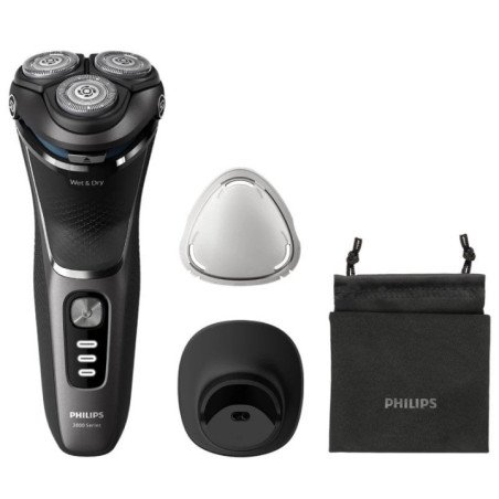Afeitadora philips shaver series 3000 s3343/13/ con batería/ 4 accesorios
