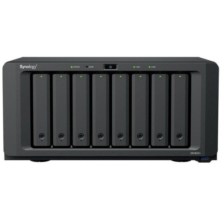 Nas synology diskstation ds1825+/ 8 bahías 3.5'- 2.5'/ 8gb ddr4/ formato torre