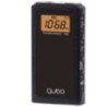 Radio portátil qubo rd-10/ con cable/ a pilas/ negra