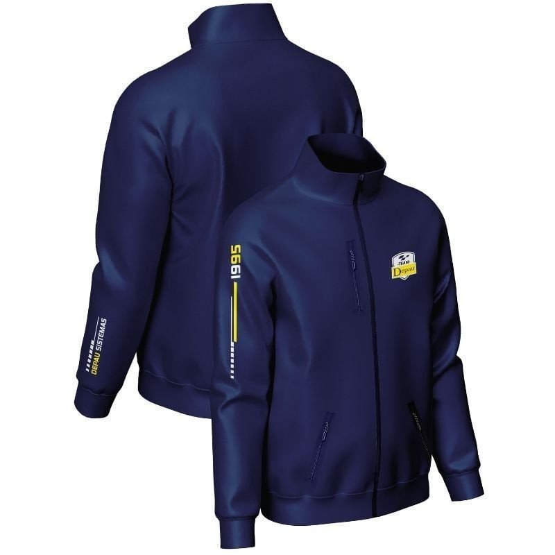 Chaqueta team depau para hombre/ talla xl/ tejido soft shell repelente al agua/ forro interior de tejido polar