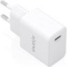 Cargador de pared gan aisens a110-1023/ 1xusb tipo-c/ 20w/ blanco