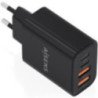 Cargador de pared gan aisens a110-1028/ 2xusb tipo-c/ 2xusb/ 32w/ negro