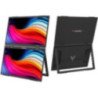 Monitor portátil táctil verbatim duo essentials 15.6' + 15.6'/ full hd/ multimedia/ negro
