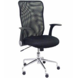 Silla de oficina piqueras y crespo minaya 4031ne/ negra