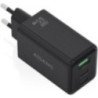 Cargador de pared gan aisens asch-65w3p073-bk/ 2xusb tipo-c/ 1xusb/ 65w/ negro