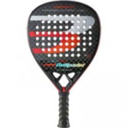 Pala de pádel bullpadel vertex 03 pro 22 (tello chingotto)/ negra y roja