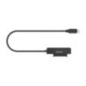 Adaptador para discos duros 2.5' aisens ase-25c04b/ usb tipo-c 3.1 macho - sata